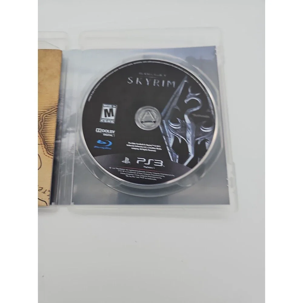 Elder Scrolls V Skyrim Sony PS3 Playstation 3 Manual & Map Included